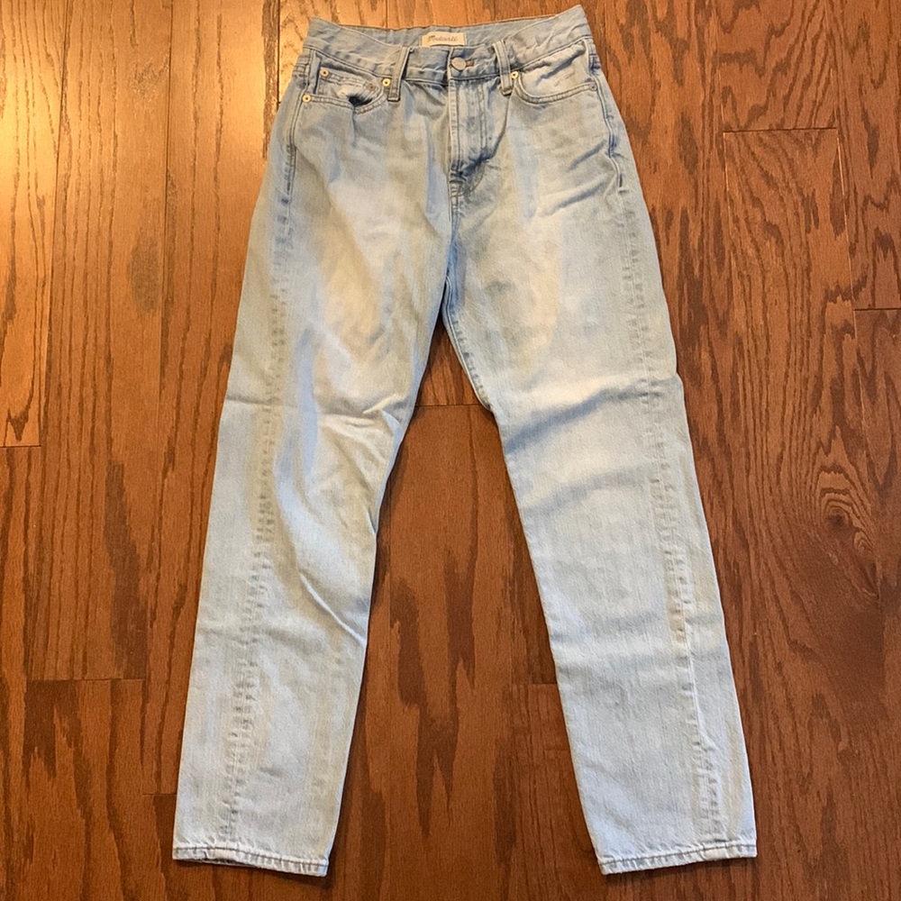 Madewell high rise light wash jeans